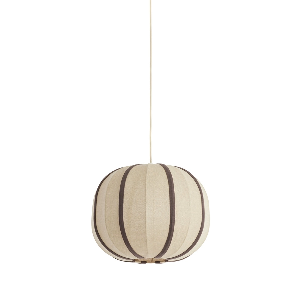 Japandi-Pendellampe Esmiria Ø 40cm – dunkelbraun Light & Living 8717807835934