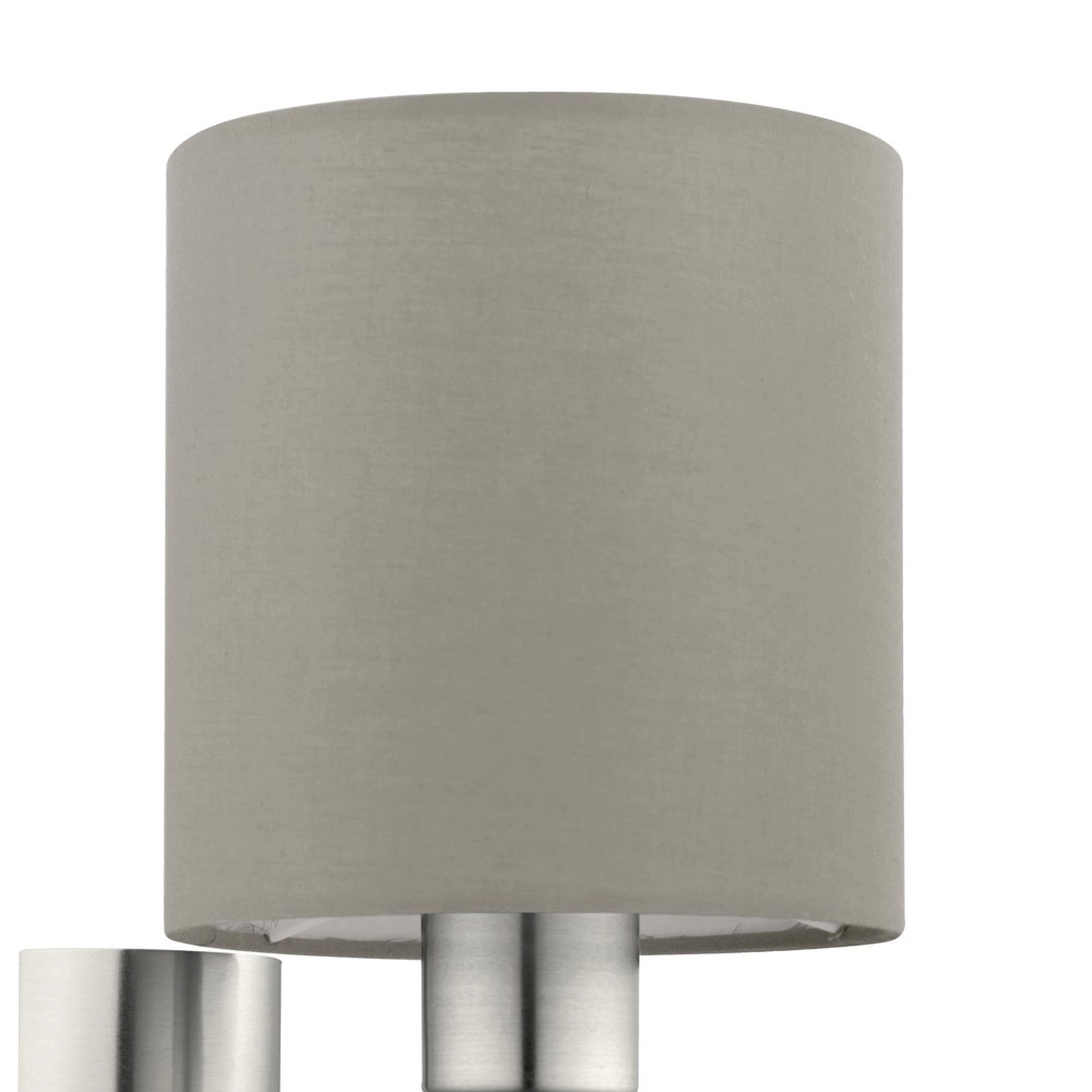 Wandlampe Pasteri mit taupe Lampenschirm Eglo 9002759949259