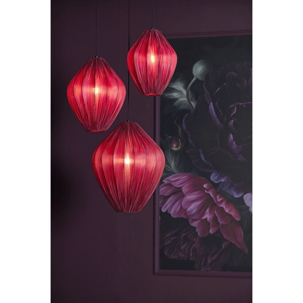 Pendellampe Verita Ø 36cm – burgunderroter Farbton Light & Living 8717807832070