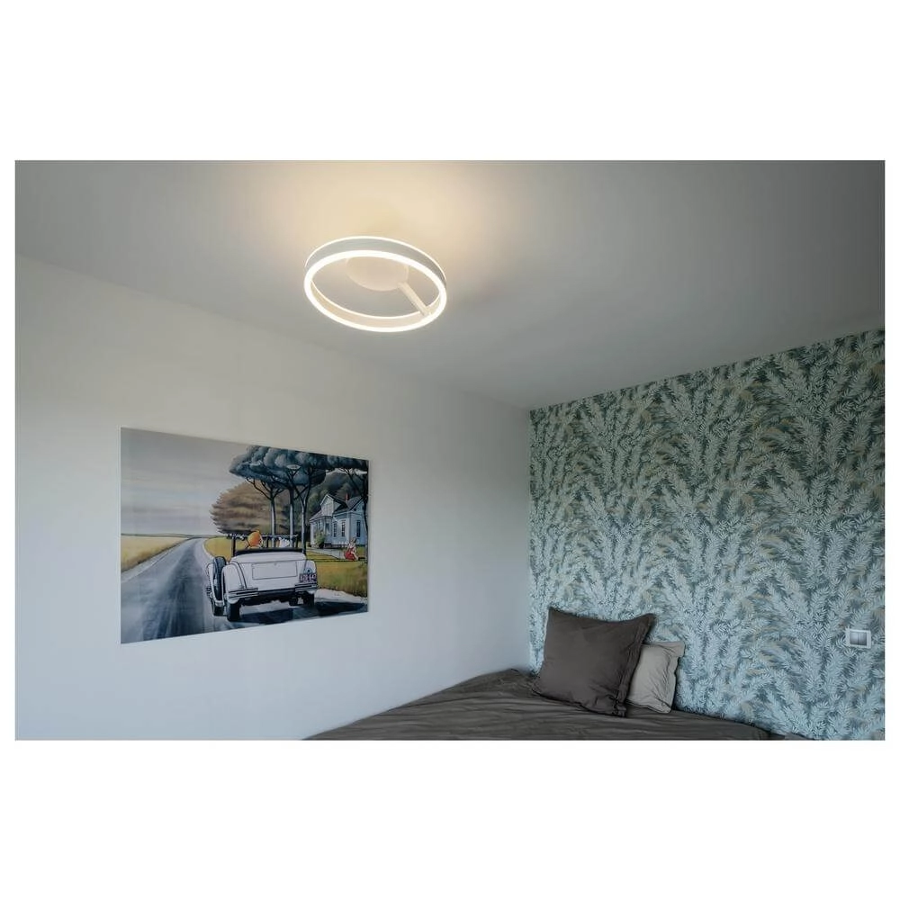 Schlanke Deckenleuchte One 40 weiß Ø 40cm SLV 4024163298537