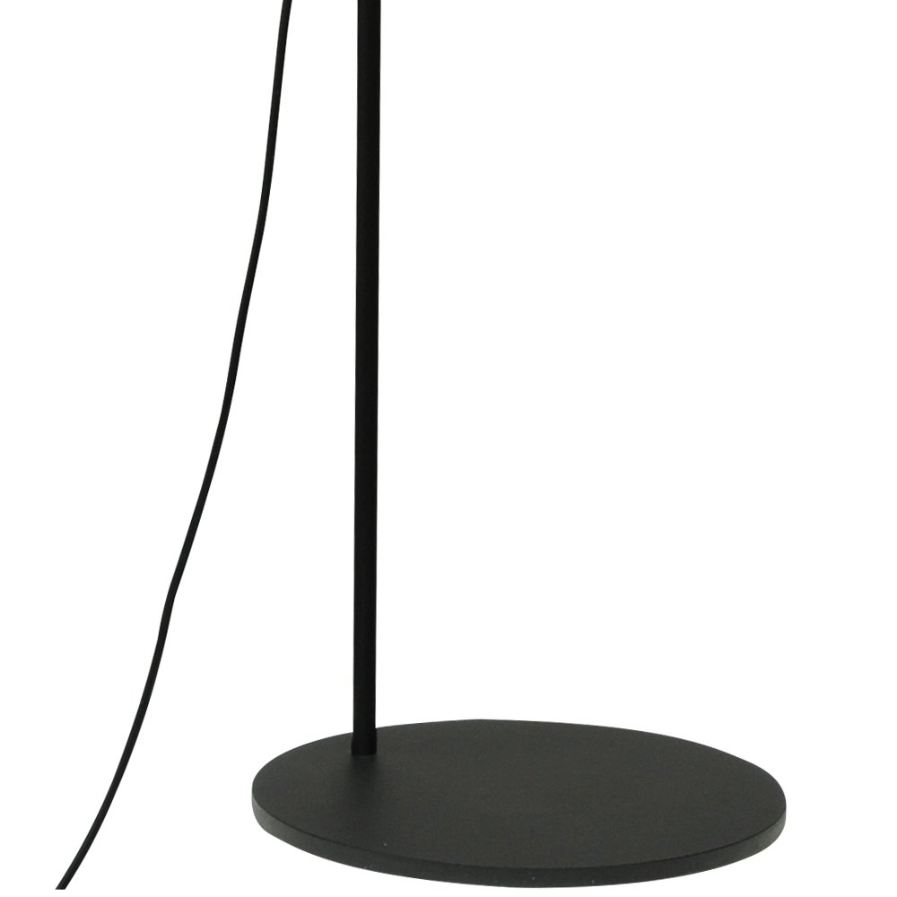 Schwarze Stehlampe Bounty verstellbar mit zylindrischem Glas Masterlight 8718121248394