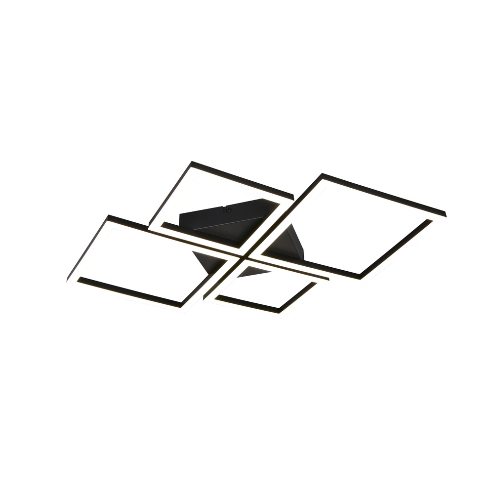 Moderne Deckenlampe Quilo Quadratschwarz