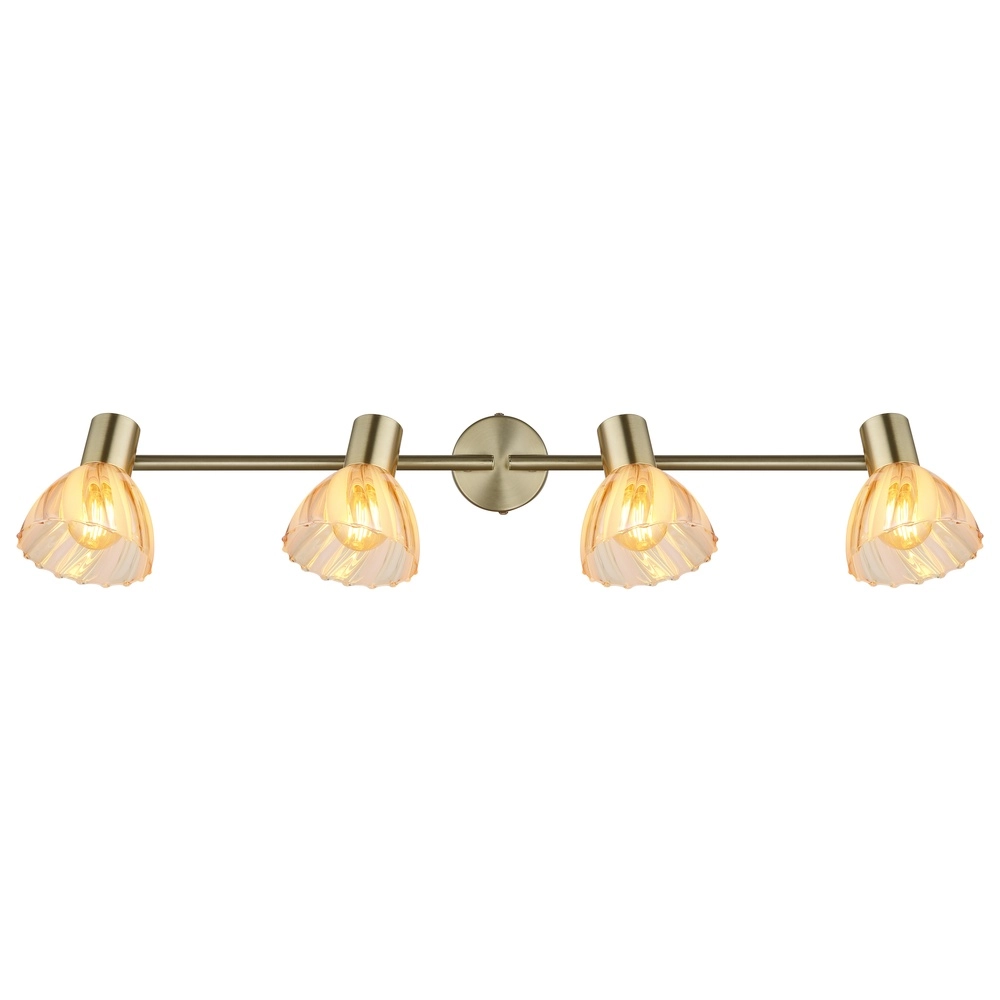 Deckenlampe 4-Licht Zachery Gold Globo 9007371531509