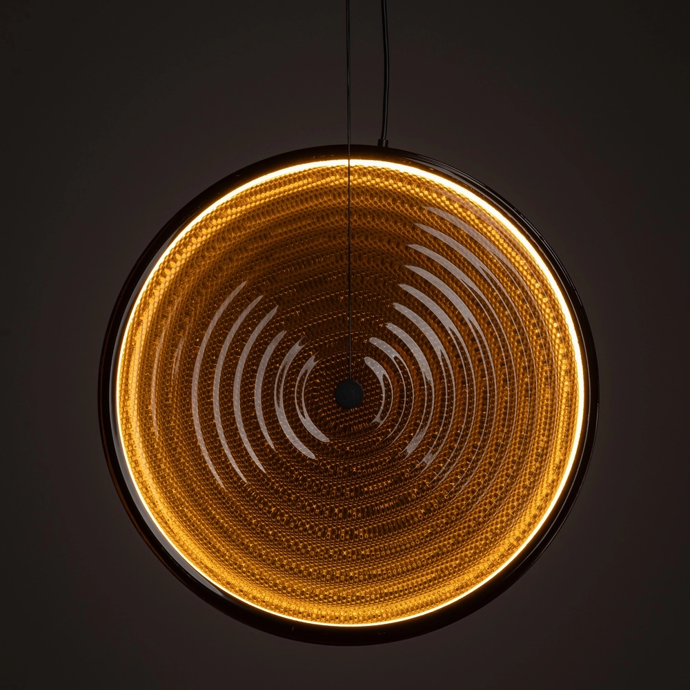 Design-Pendellampe Aura Led Bernsteinglas Lyora 5903139122337