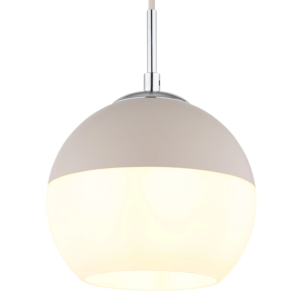 Pendelleuchte Ragusa sandbraun Ø 20cm Globo 9007371569786
