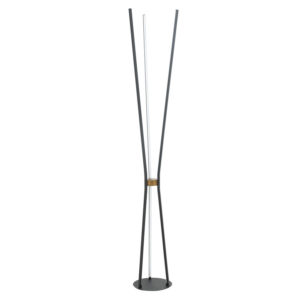 Stehlampe Forli schwarz 165cm