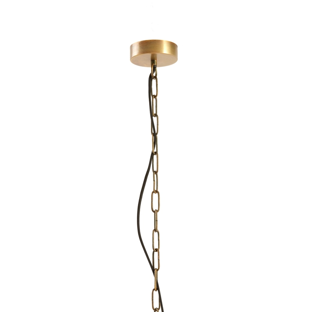 Glas-Pendellampe SÃ¸strene Ø 24cm – Glas mit Messing Light & Living 8717807187262
