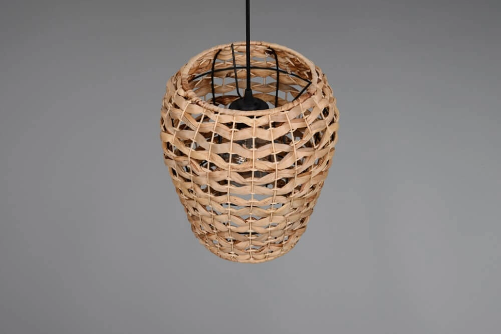 Country Pendelleuchte Jean Ø 29cm Rattan Trio 4017807637670