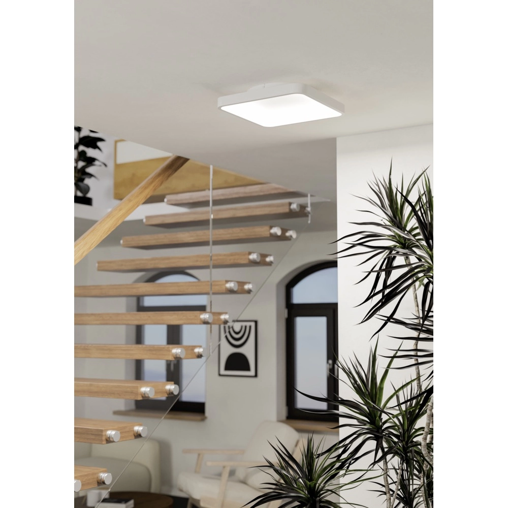 Quadratische Deckenleuchte Loretello-Z Intelligentes Weiß Eglo 9008606358236