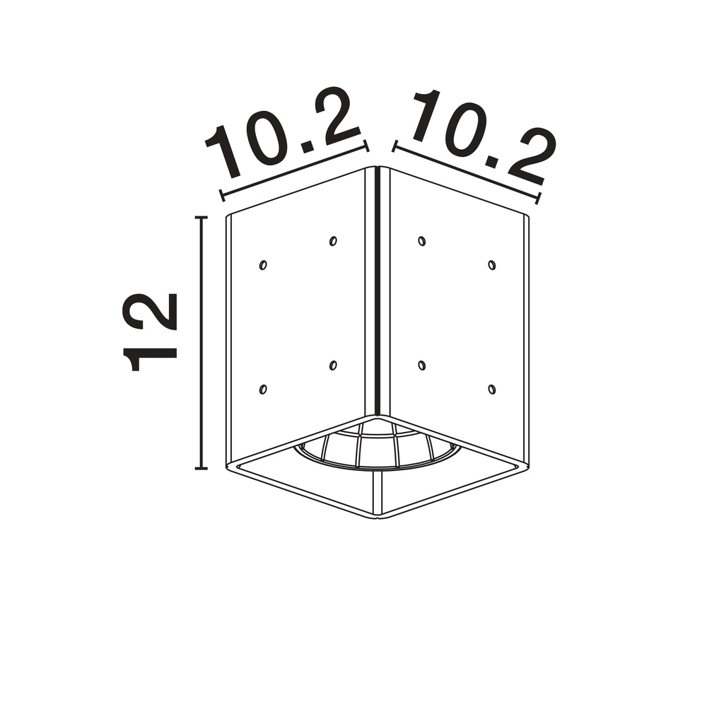 Deckenstrahler Ritz Quadrat Lyora 5212017454355