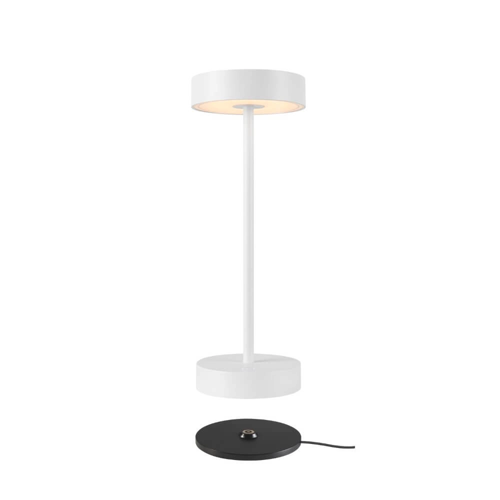 Tischlampe für den Außenbereich Vinolina weiß - wiederaufladbar SLV 4024163276290