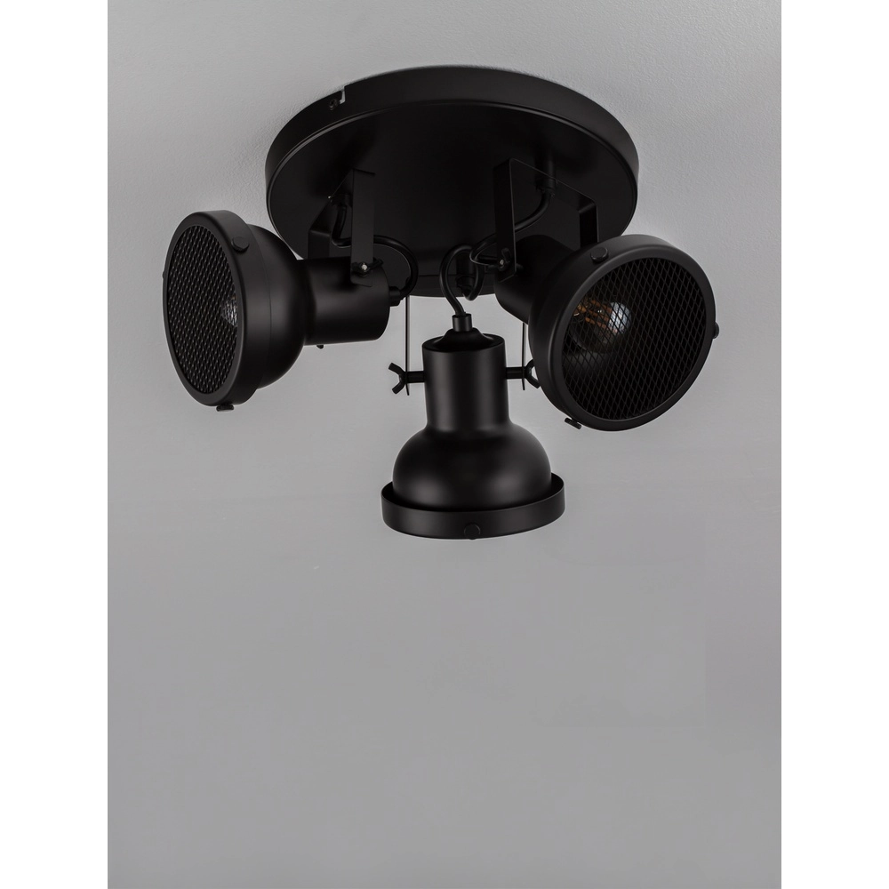 Deckenlampe Ruvi 3-flammig schwarz Lyora 5212017446374