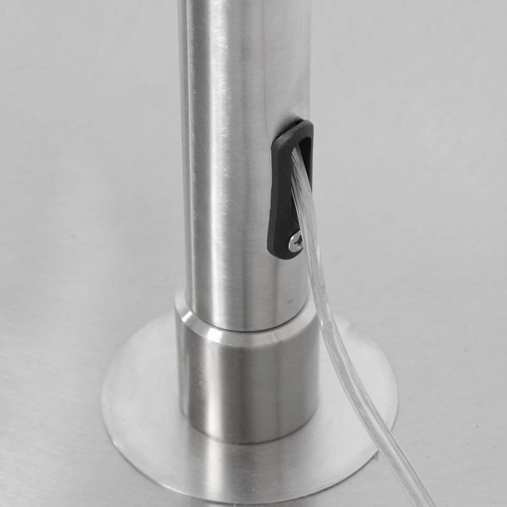 Bogenlampe Sparkled Light Metall mit schwarzem Schirm Steinhauer 8712746175516