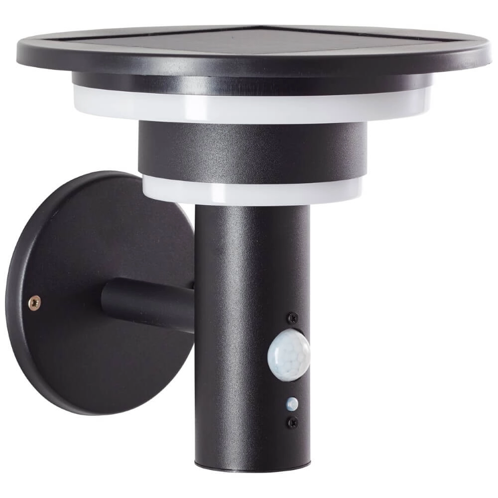 Schwarze Wandlampe Garvina mit Sensor Brilliant 4004353437731