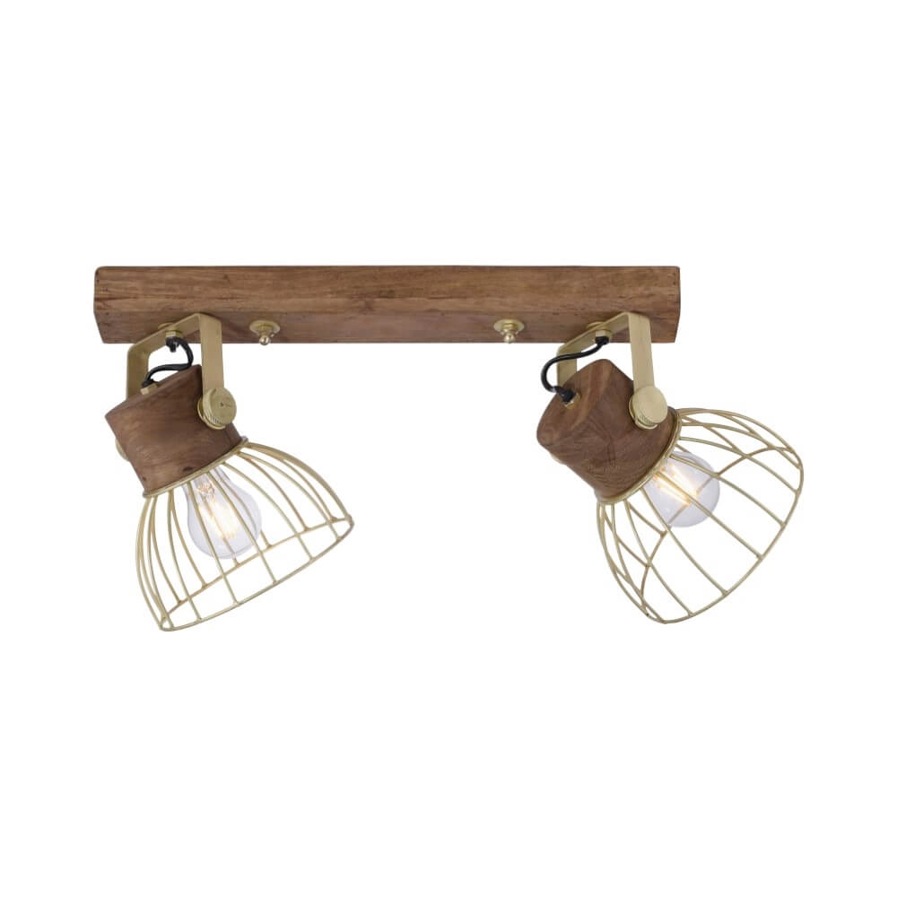 Deckenleuchte Alami Braunes Messing, 2-flammig Just Light 4043689976224