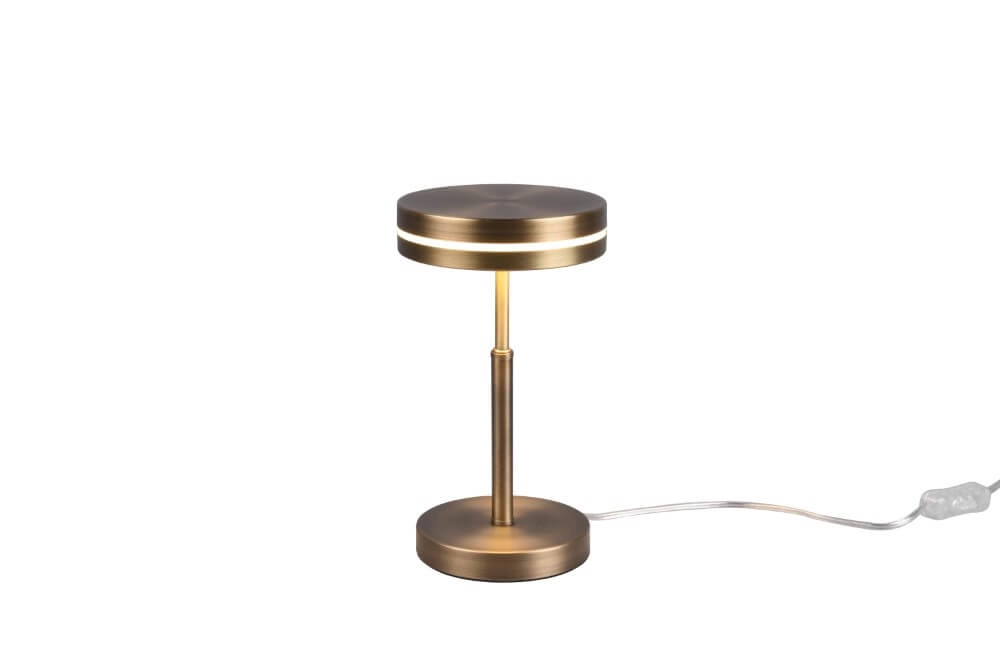 LED-Tischlampe Franklin Altes Messing