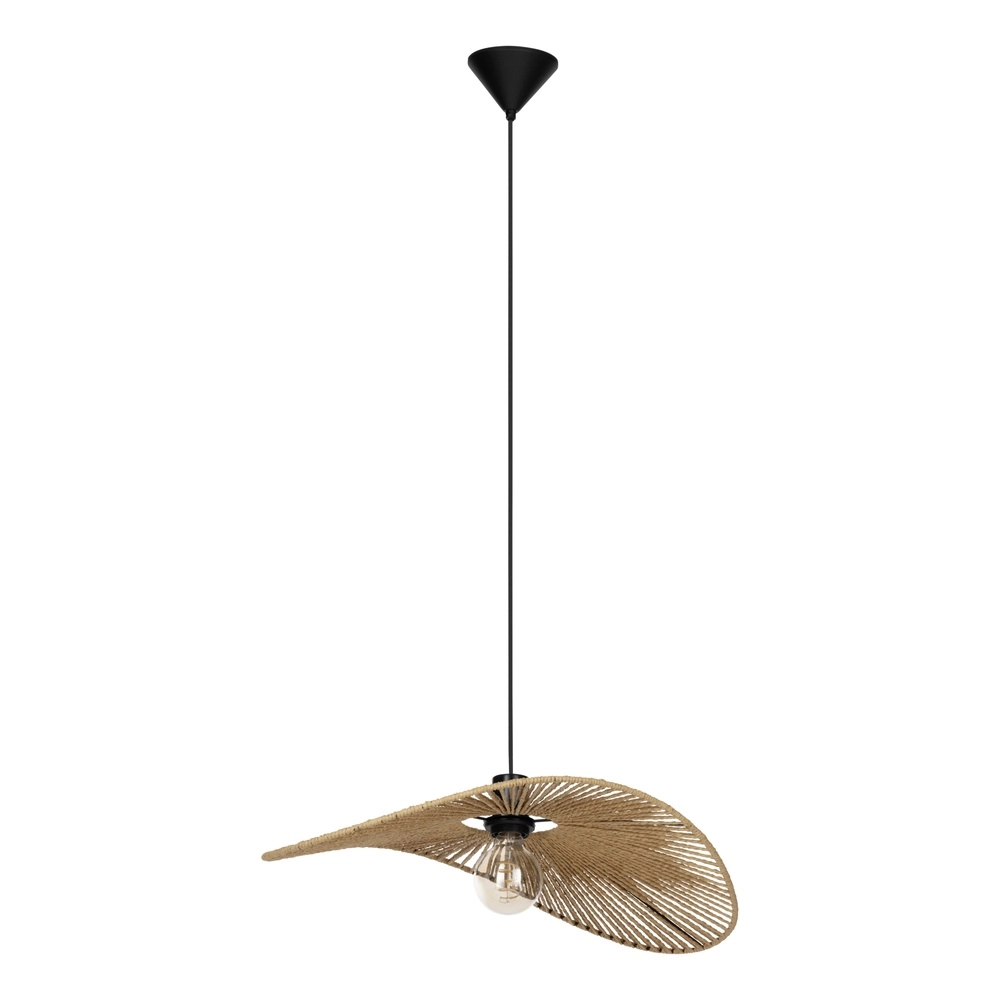 Rattan-Pendellampe Siruela 56cm - 1x E27
