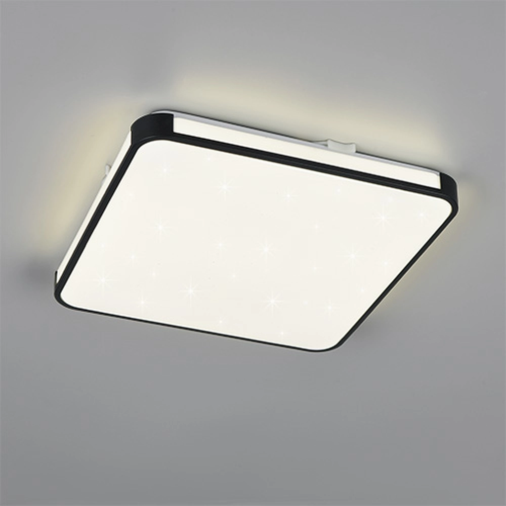 Deckenlampe Relus Square Black 27 x 27 cm Trio 4017807704716