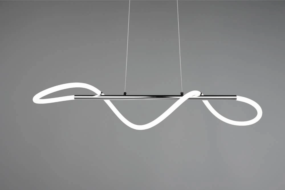 Design-Hängelampe Argos Chrom Trio 4017807562156