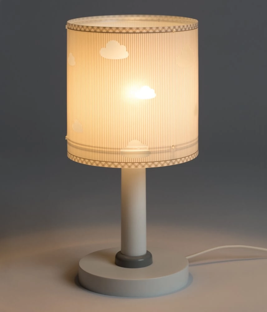 Kinderzimmer-Tischlampe Sweet Dreams sanftes Grau Dalber 8420406800950