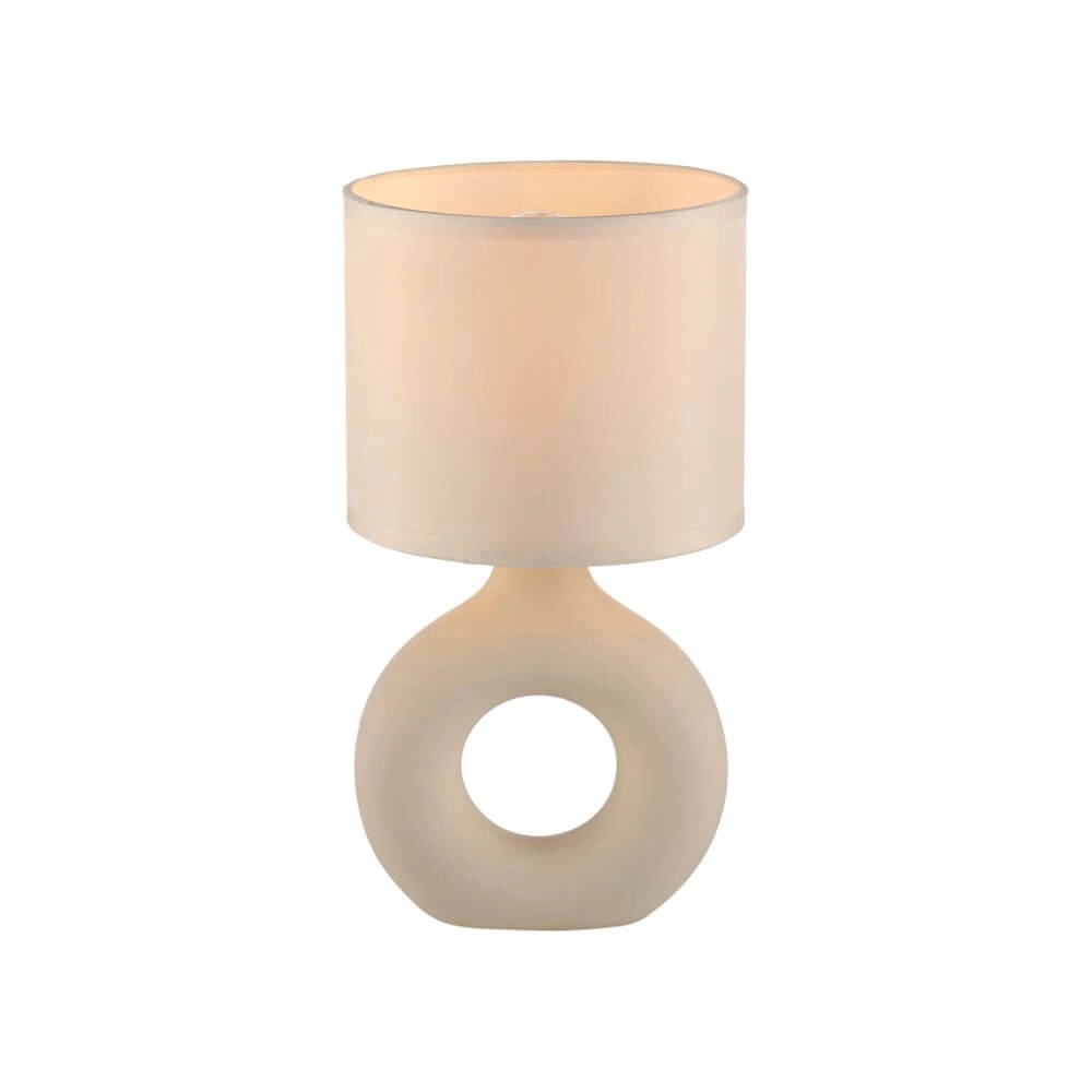 Tischlampe Carara sandfarben Just Light 4043689004859