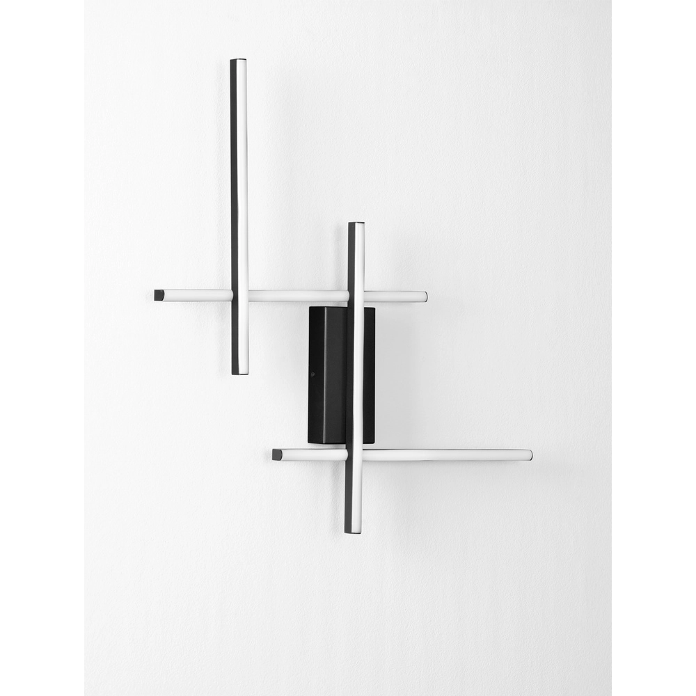 Wandleuchte Apecho schwarz Lyora 5212017468598