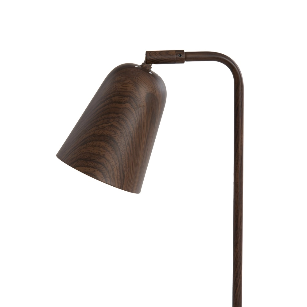 Schreibtischlampe Salomo Mit Walnussholz-Optik Light & Living 8717807757137