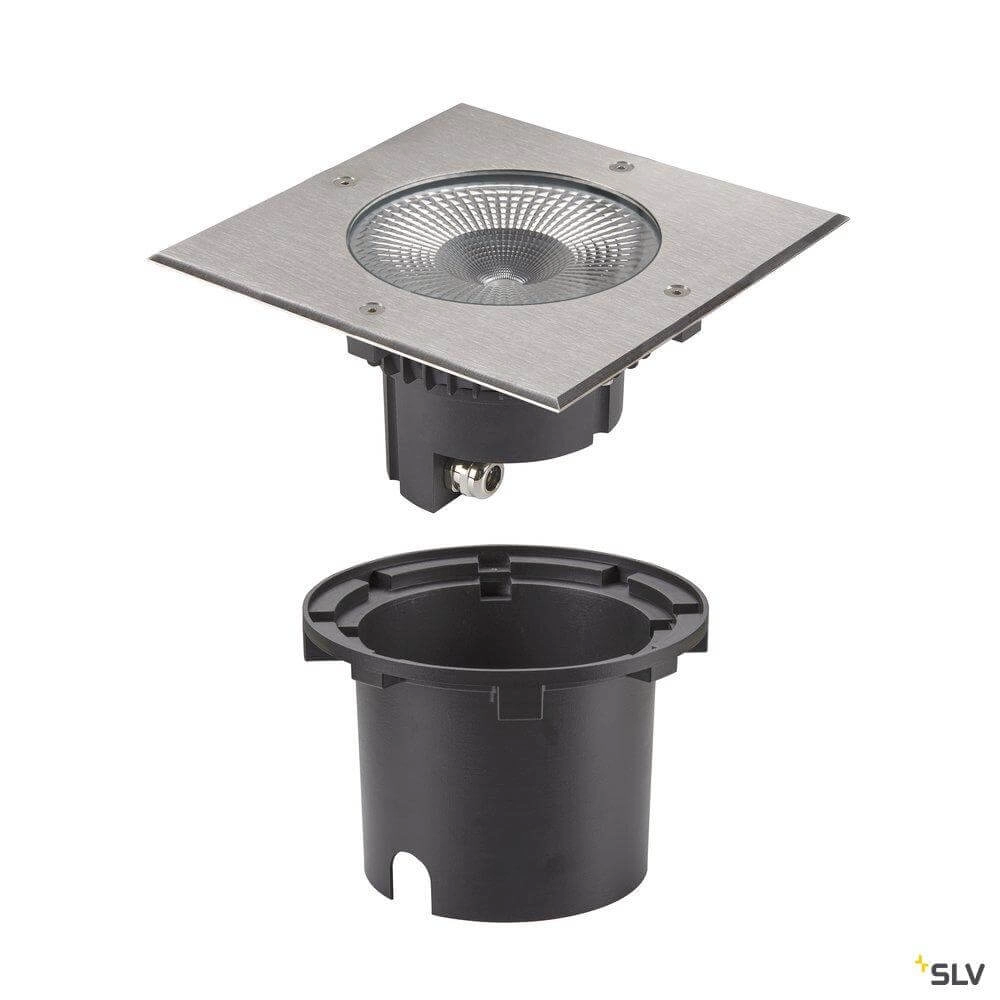 Heller LED-Bodenstrahler Rocci Quadrat SLV 4024163262088