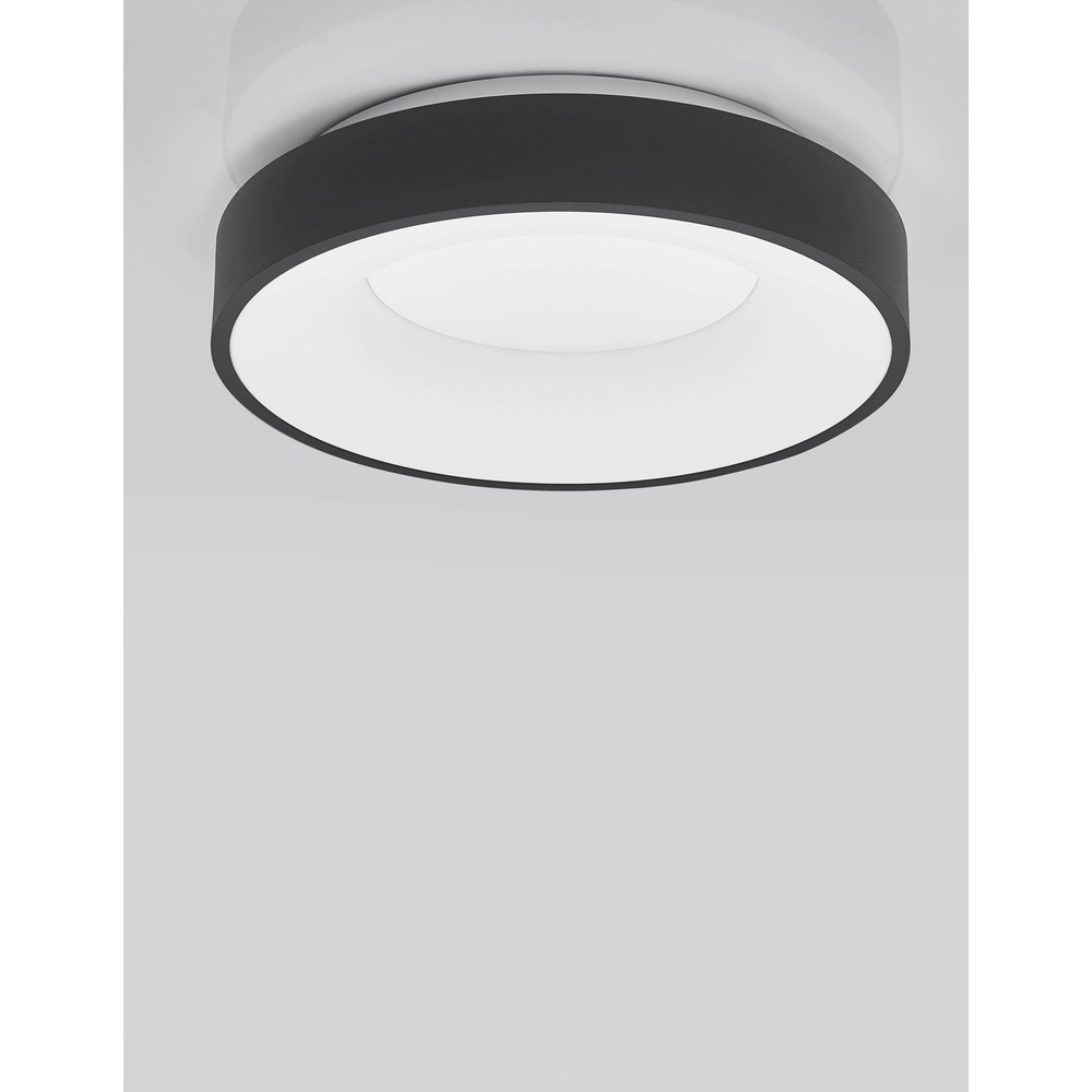 Deckenlampe Rando Thin schwarz Ø 38cm Lyora 5212017420039