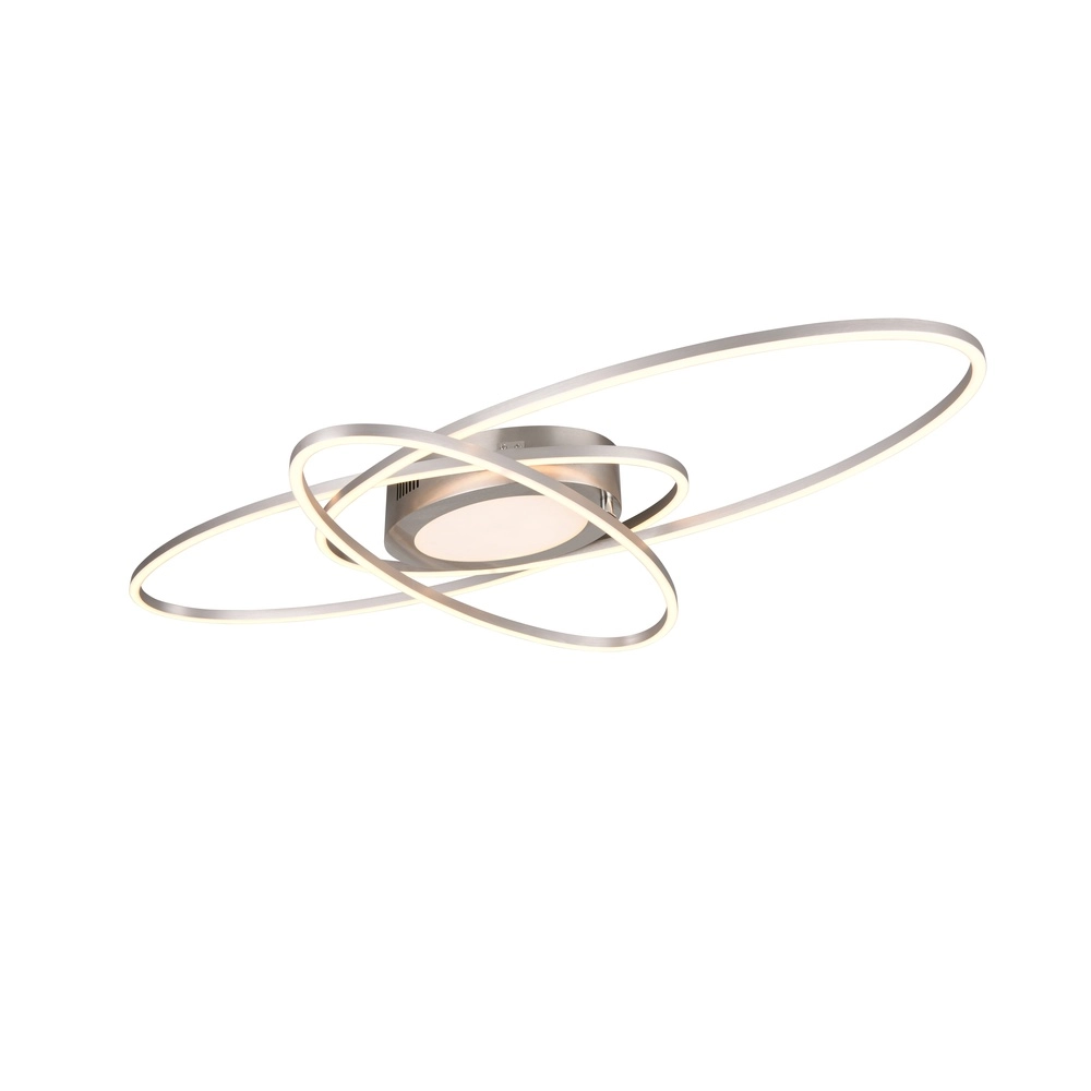 Moderne Deckenlampe Ovine Nickel
