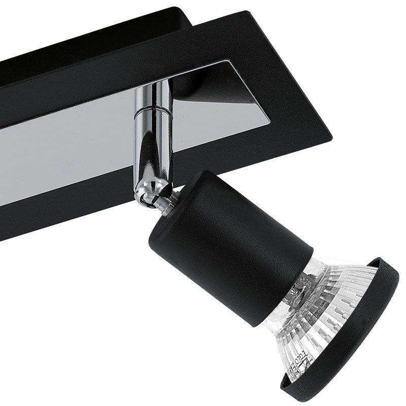 LED-Spot Sarria 2-flammig schwarz Eglo 9002759949648