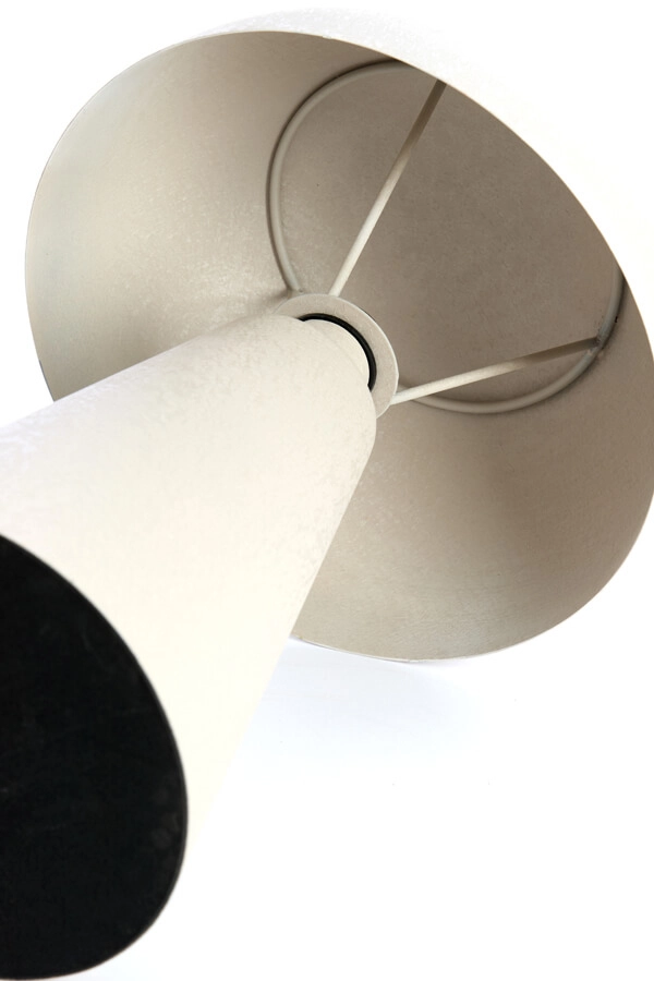 Design-Tischleuchte Surrina creme Ø 31cm Light & Living 8717807743567