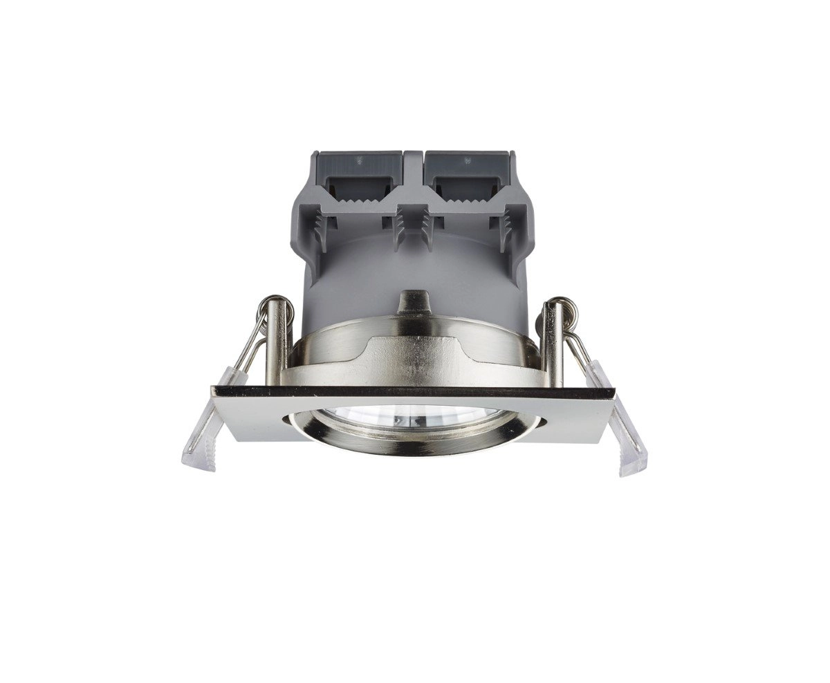 LED Einbaustrahler Pamir Square 5,5W - 3000k - 8,5 cm Metallgrau Trio 4017807376647