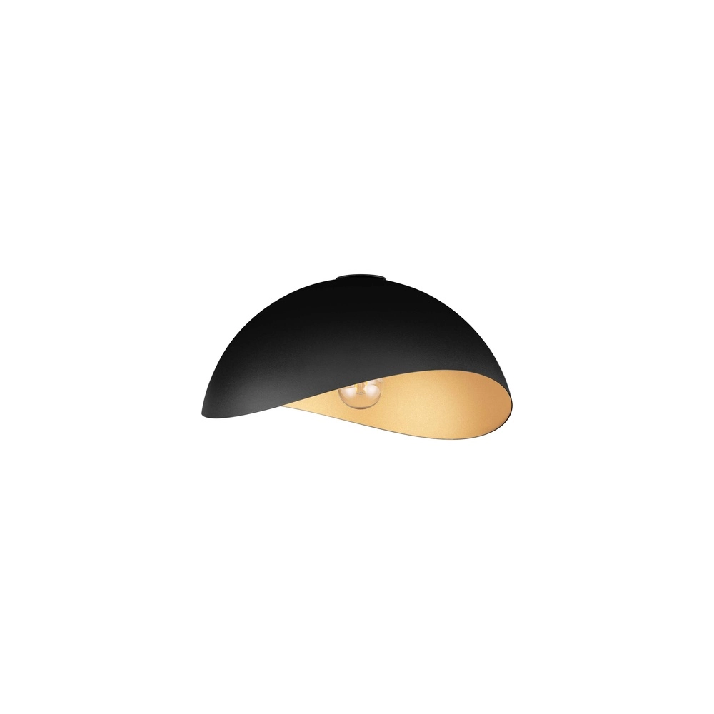 Deckenlampe Opsi schwarz mit gold Ø 40cm Lyora 5212017458025