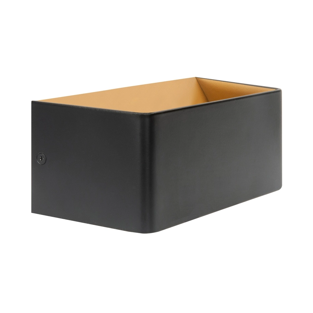 Design-Aufbaustrahler Stretto M schwarz mit gold