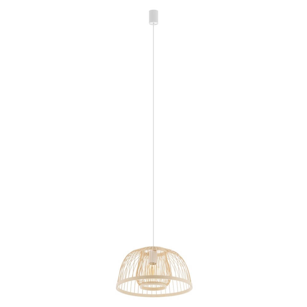Natürliche Pendelleuchte Krabi Rattan Ø 40cm Lyora 5903139111584