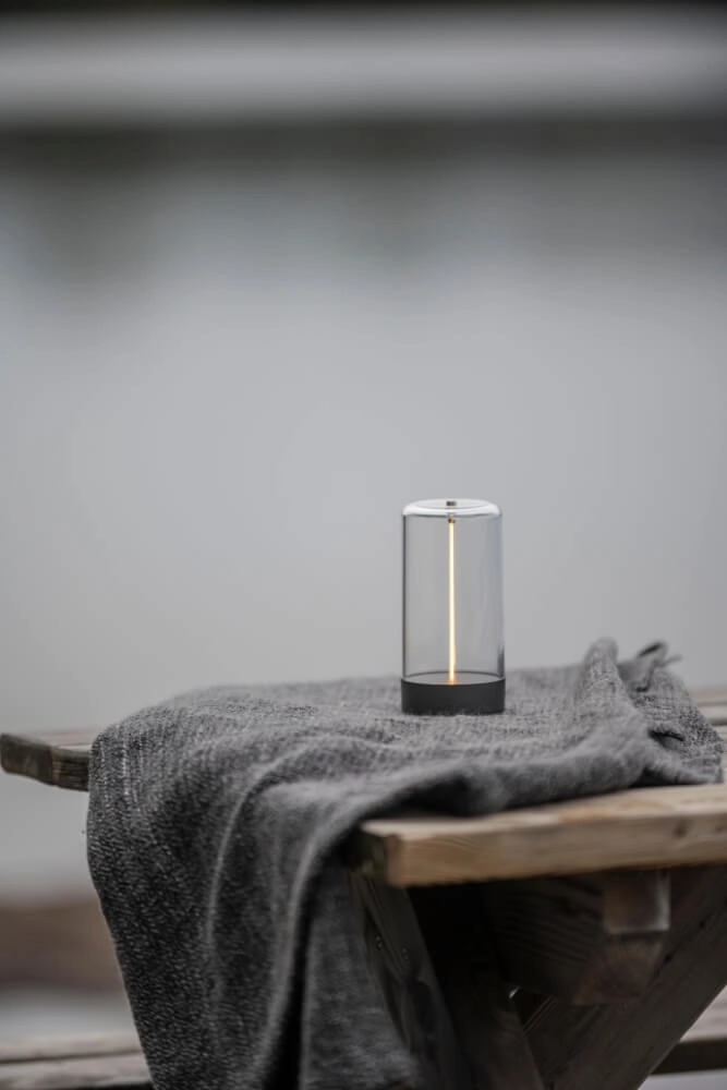 Wiederaufladbare Lampe Edison XS anthrazit KonstSmide 7318307849370