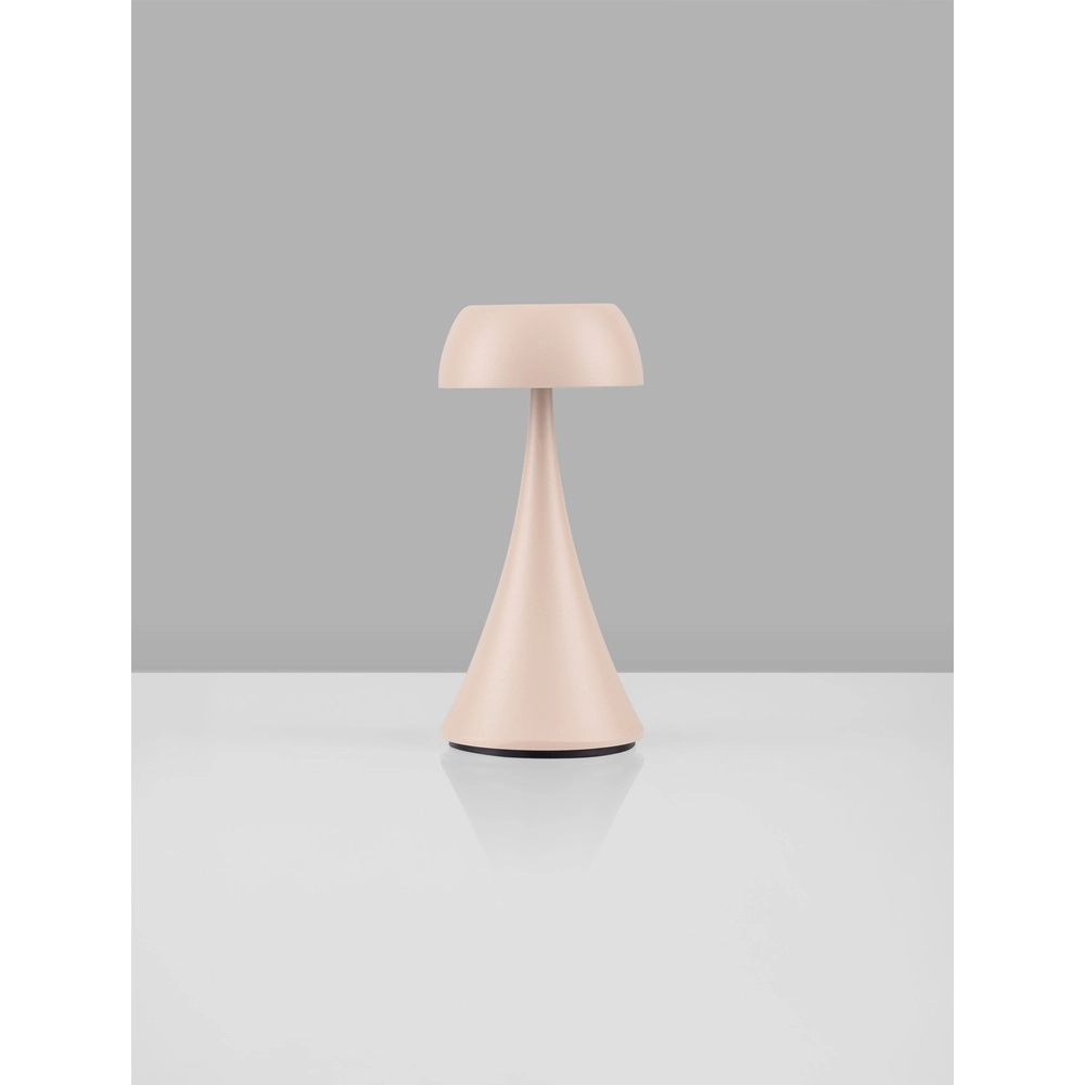 Tischlampe Ycro sandbraun wiederaufladbar über USB Lyora 5212017477019