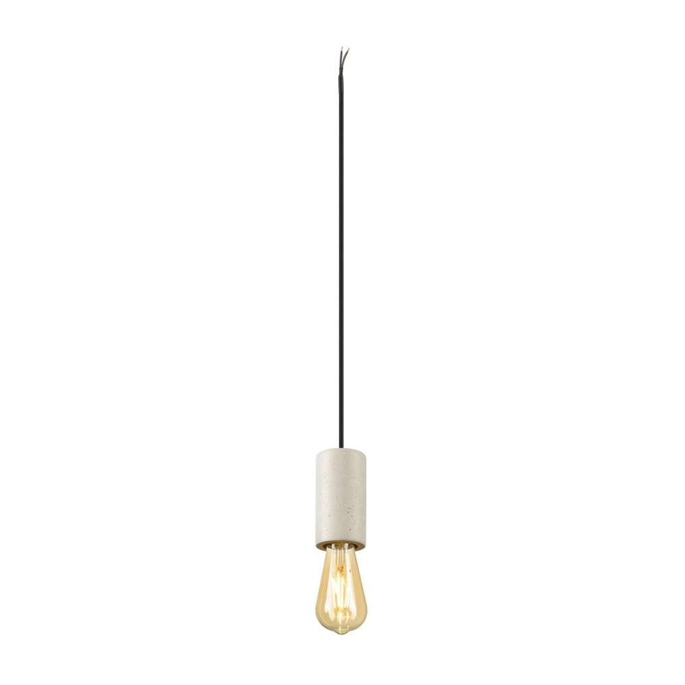 Pendelleuchte Fitu Stein beige