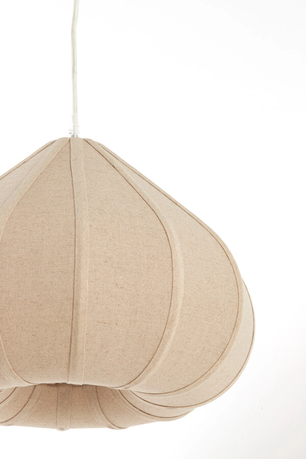 Cremefarbene Pendelleuchte Zubeda Ø 40cm Light & Living 8717807763701