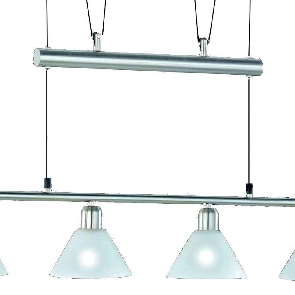 Moderne Pendelleuchte Series 3751 4-flammig nickel matt Trio 4017807137736