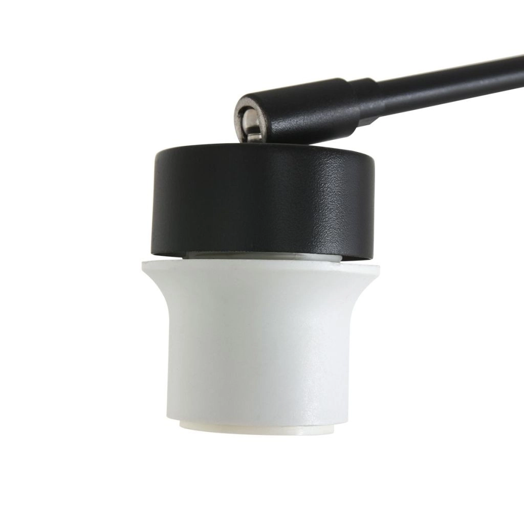 Schwarze Wandlampe Prestige Chic mit Korkkappe Ø30 cm Steinhauer 8712746180688