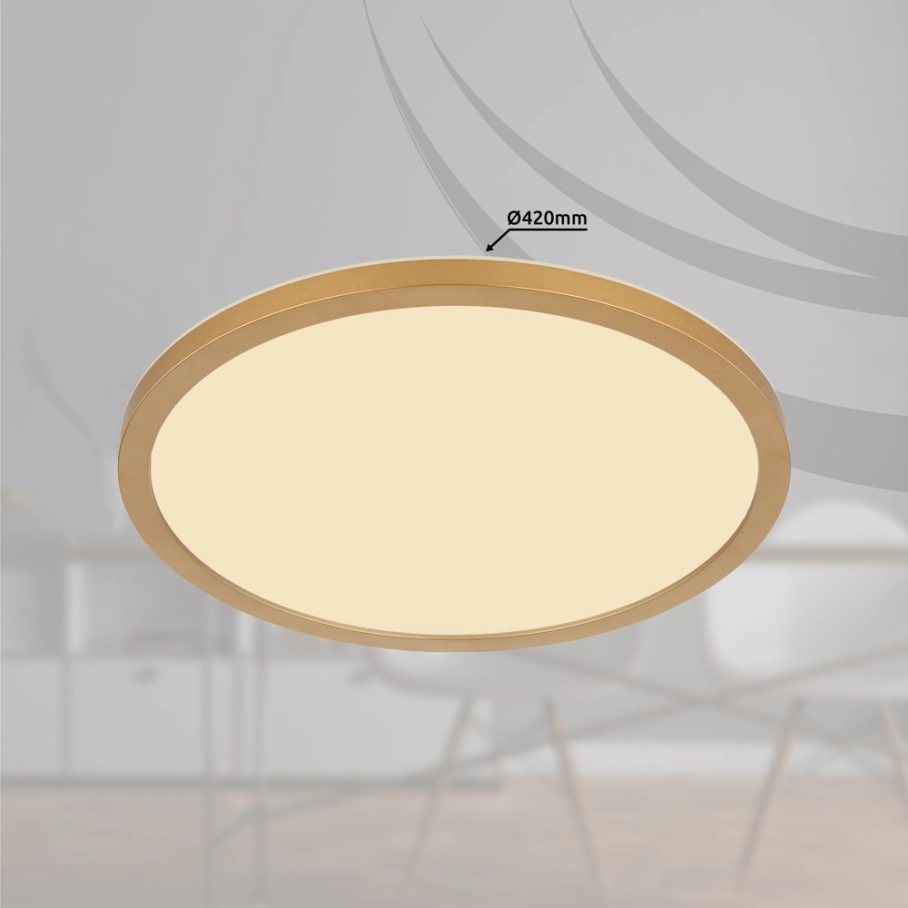 Deckenlicht Sapana Ø 42 cm Gold Globo 9007371448425