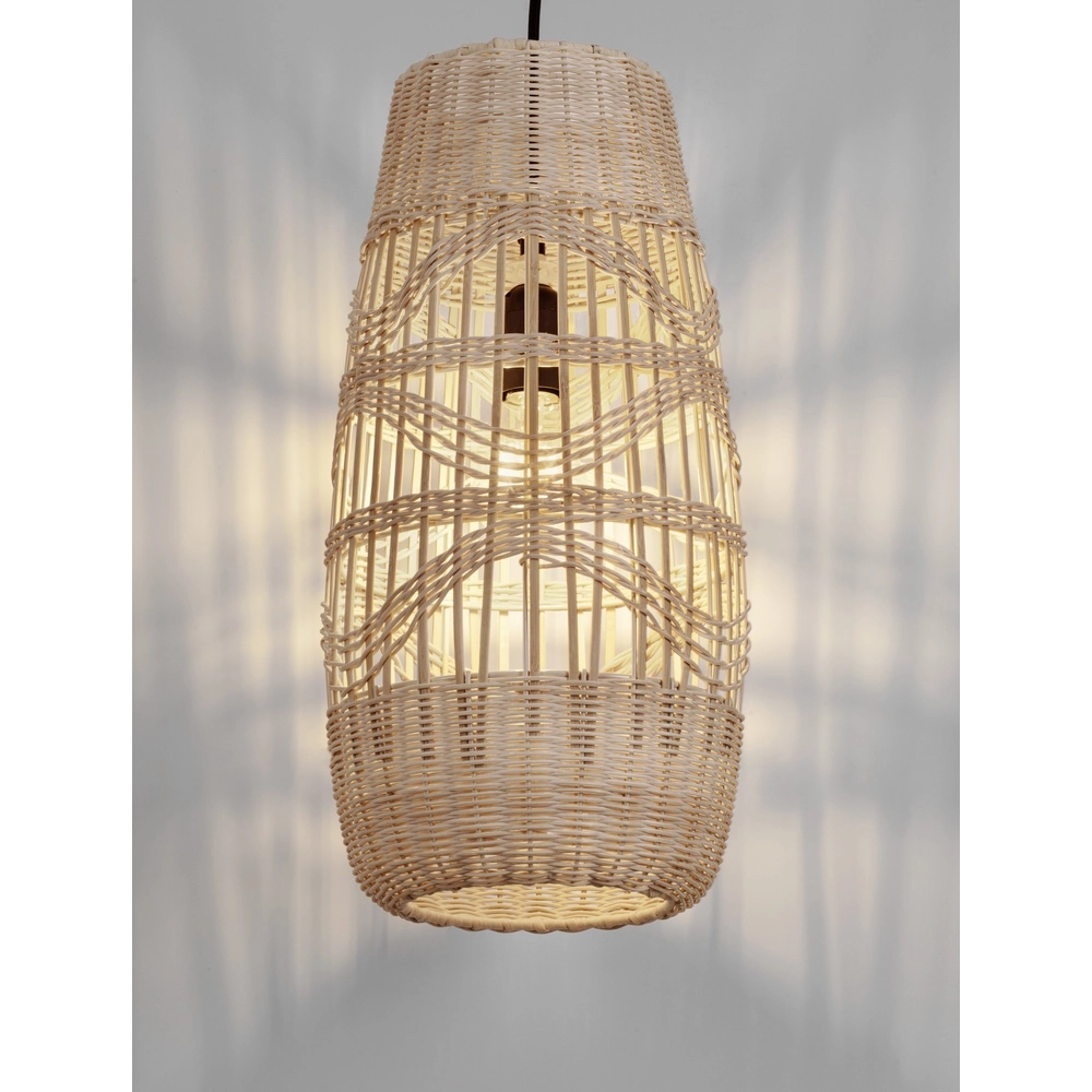 Pendelleuchte Riu Ø 22cm Rattan Lyora 5212017477583