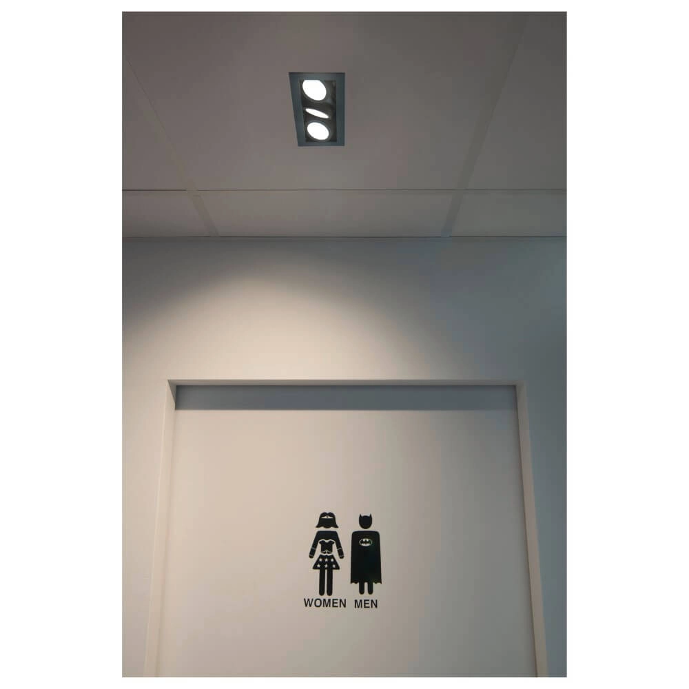 Quadratischer LED-Einbaustrahler Kadux Triple 3x LED - schwarz - 3000K SLV 4024163278867