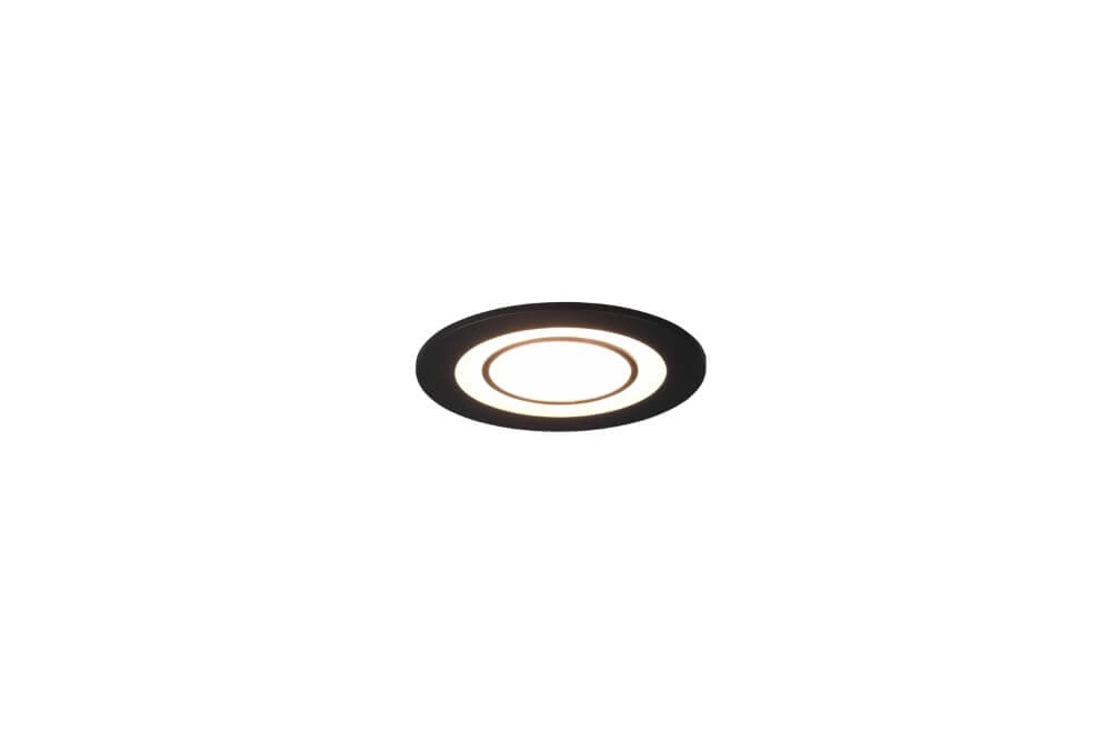 Einbaubeleuchtung Core 8,2 cm schwarz Trio 4017807504132