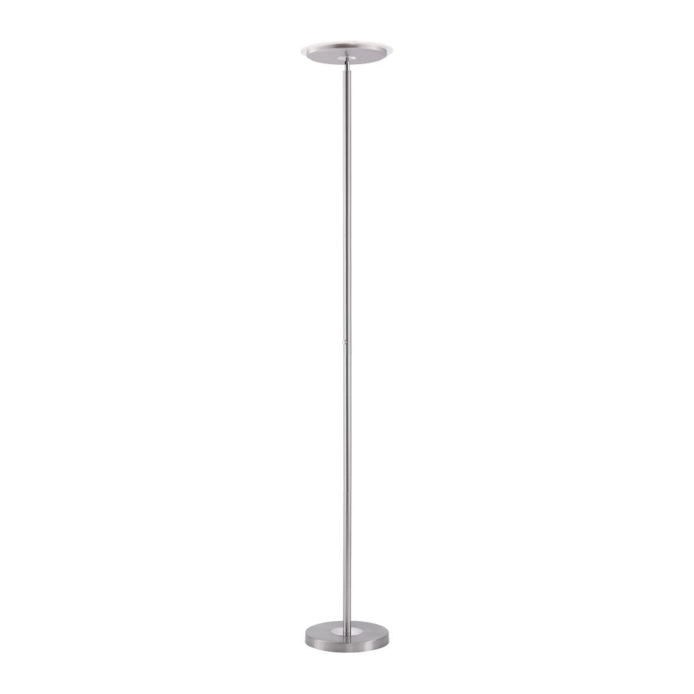 Leselampe Hans Round Edelstahl mit Chrom