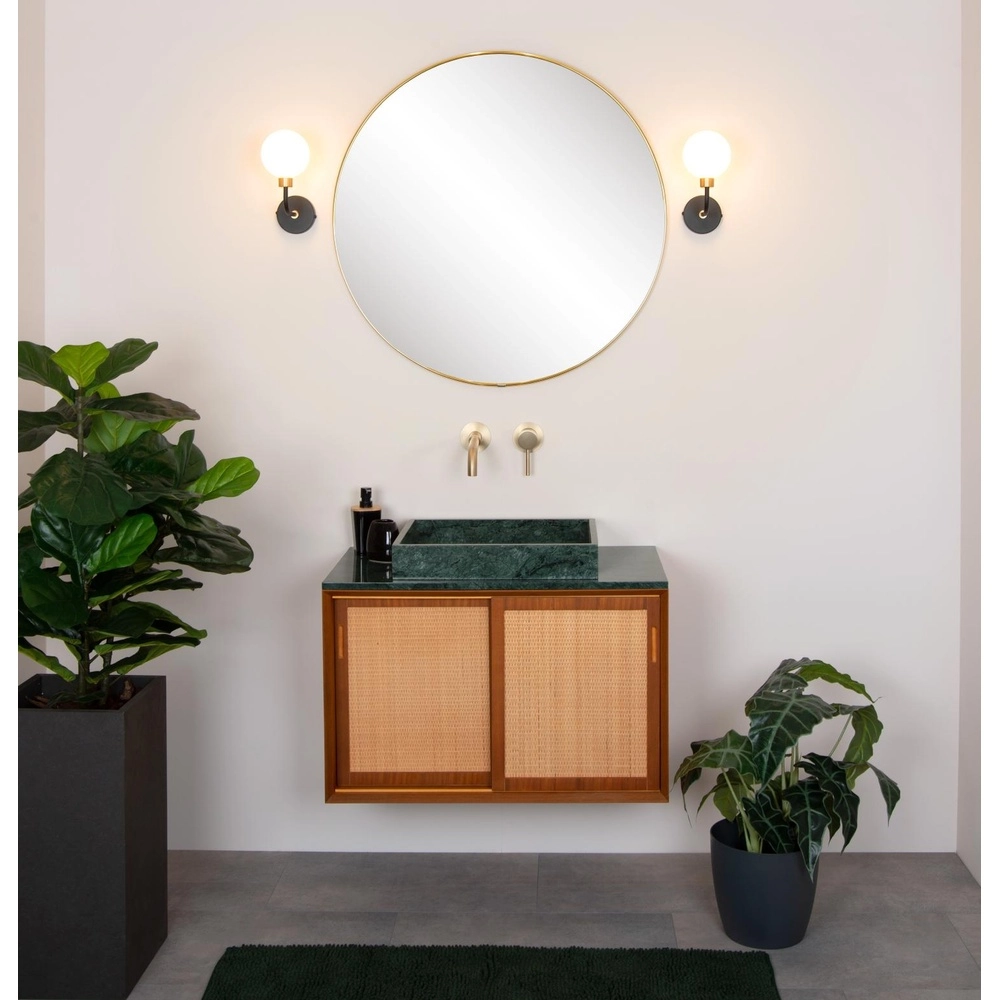 Wandlampe Berend Schwarz-Weiß Lucide 5411212302632