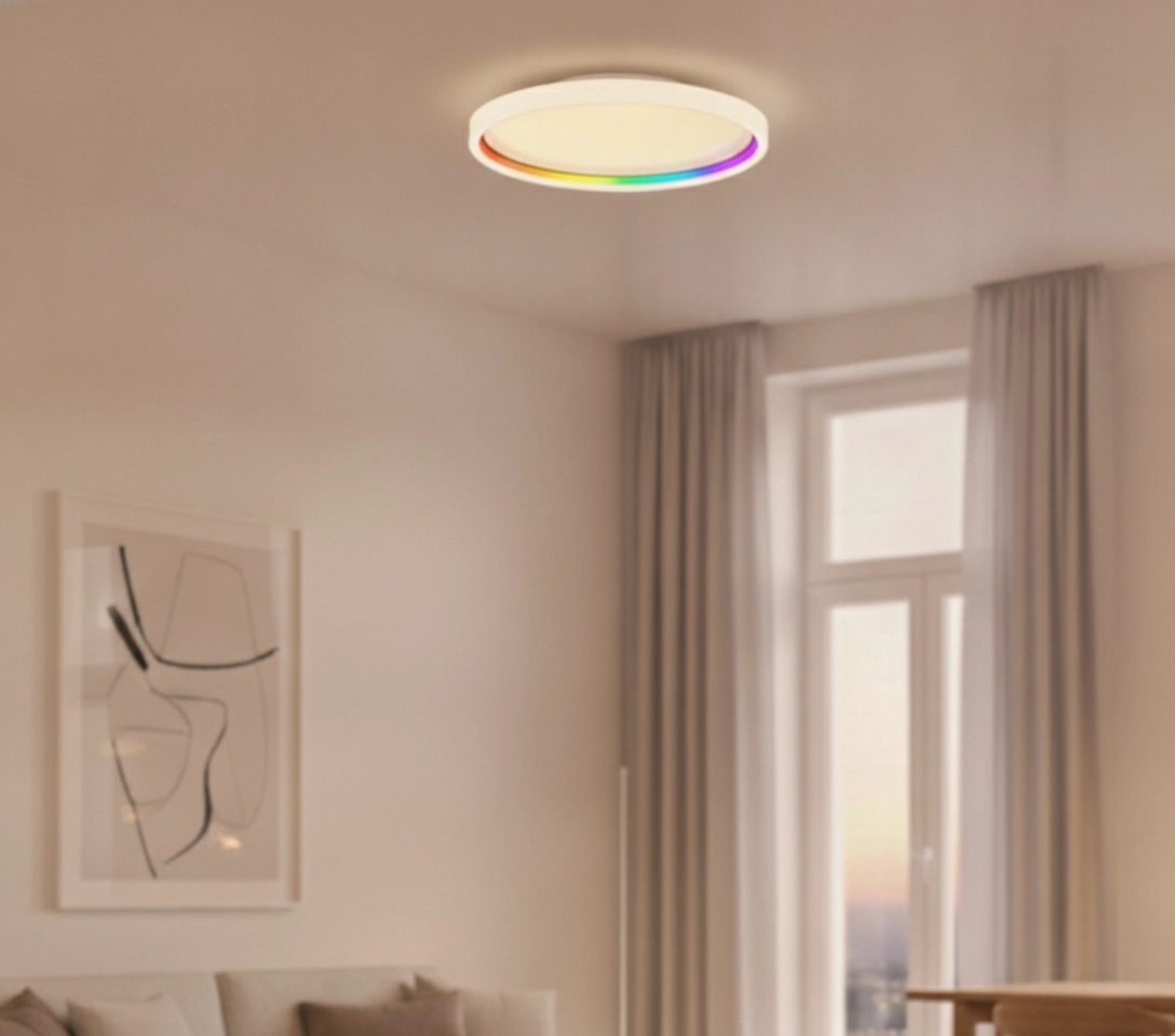 Deckenleuchte Chet Ø 39,3cm mit RGB-Funktion