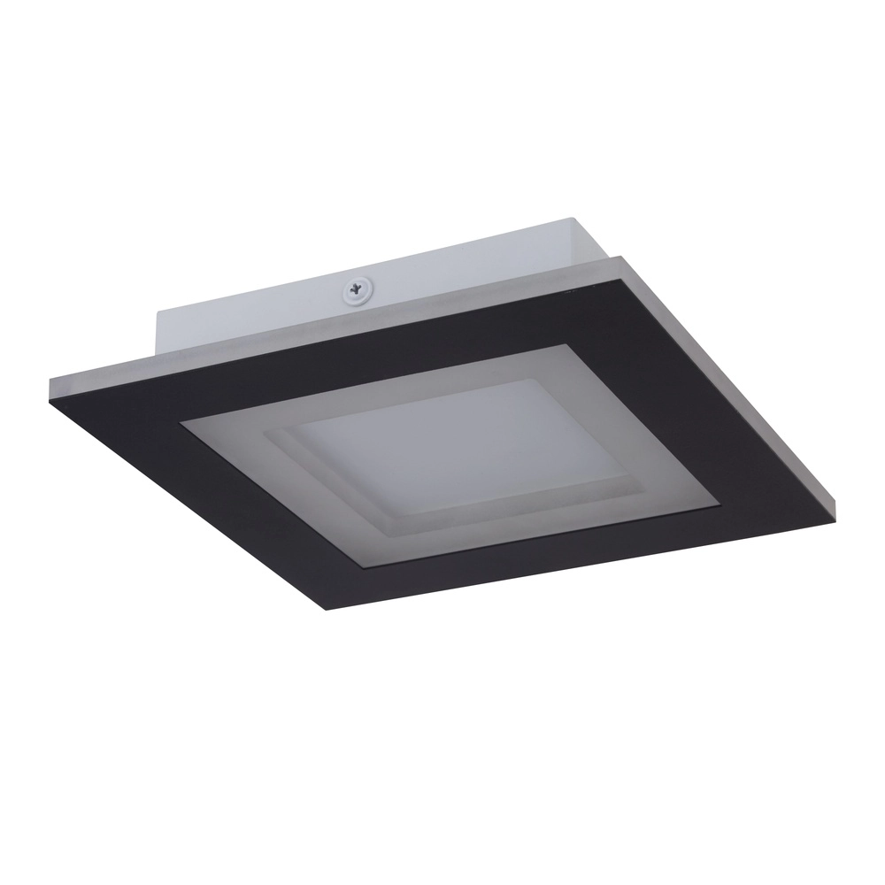 Deckenleuchte Squary Quadrat 39cm Schwarz Searchlight 5053423307763